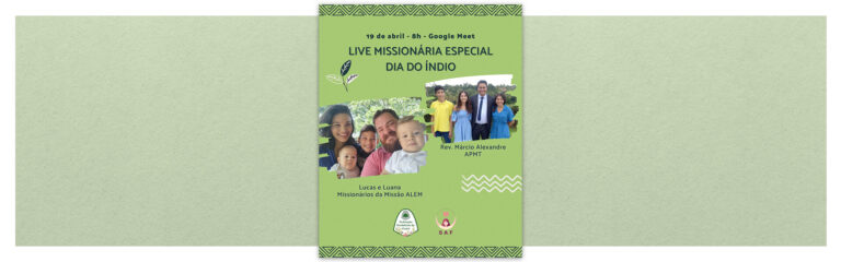 Live Missionária Especial Dia do Índio
